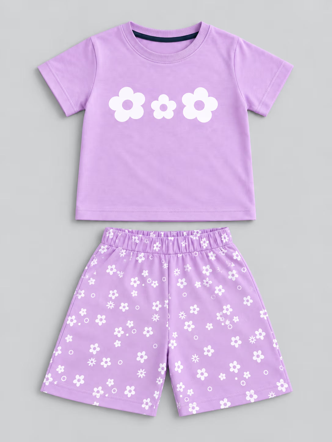 Lavender Bloom Cotton Co-Ord Set