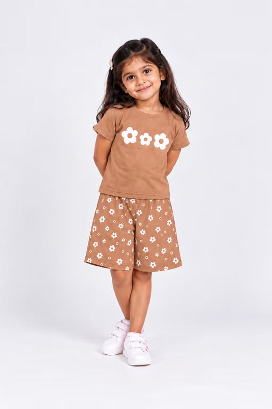Little Blossom Floral Cotton Co-Ord Set