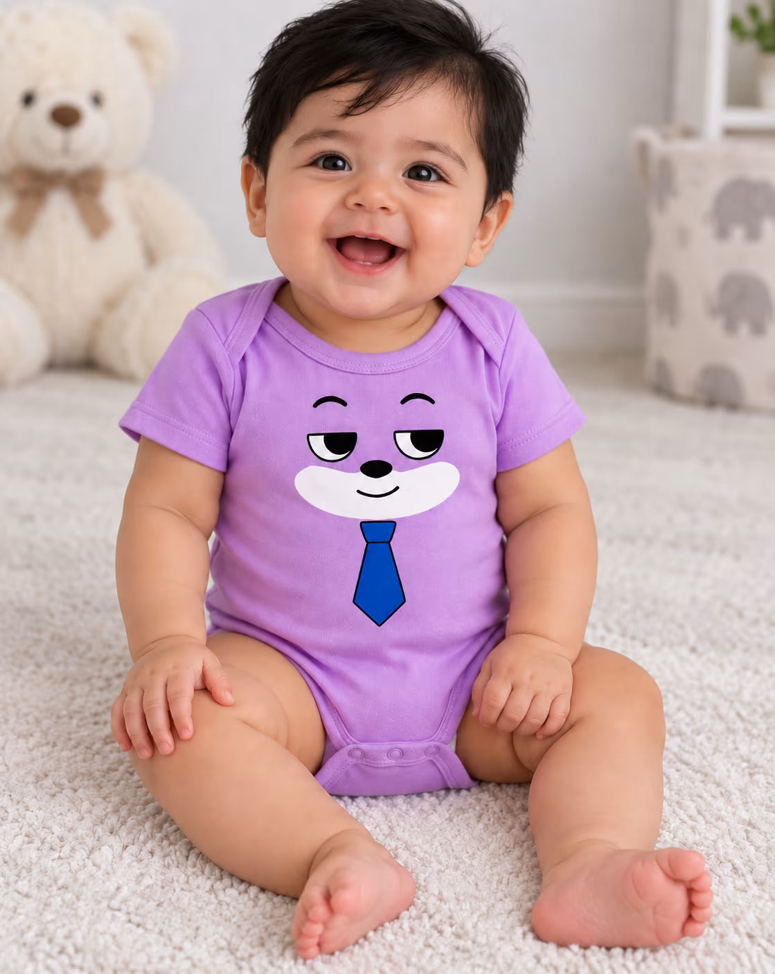 😎 Cool fox Cotton Baby Onesie