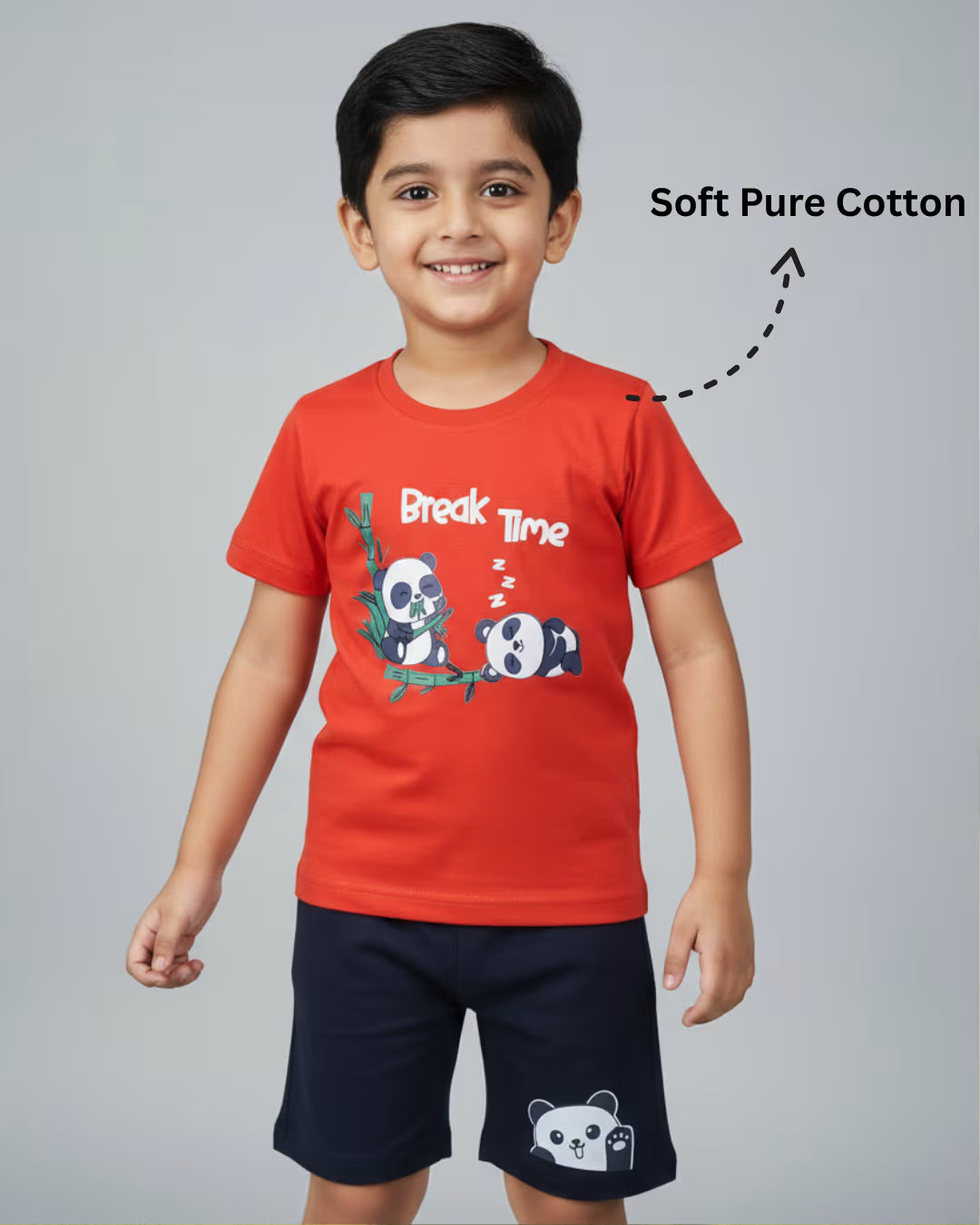 Panda Break Time Cotton Set
