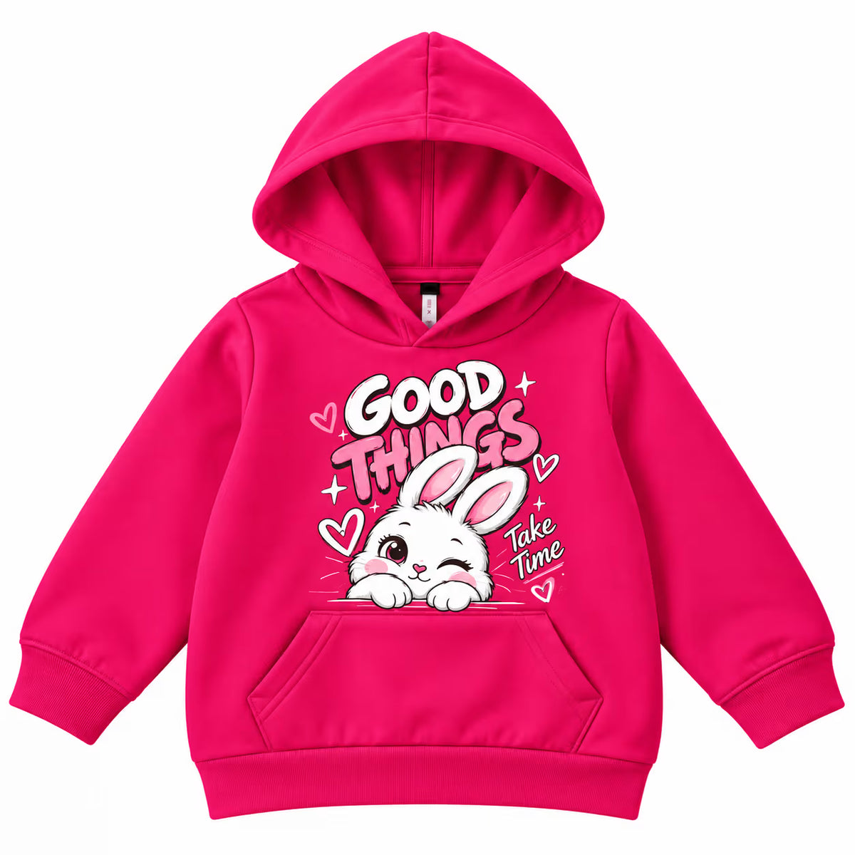 💗 Good Things Bunny Girls Hoodie