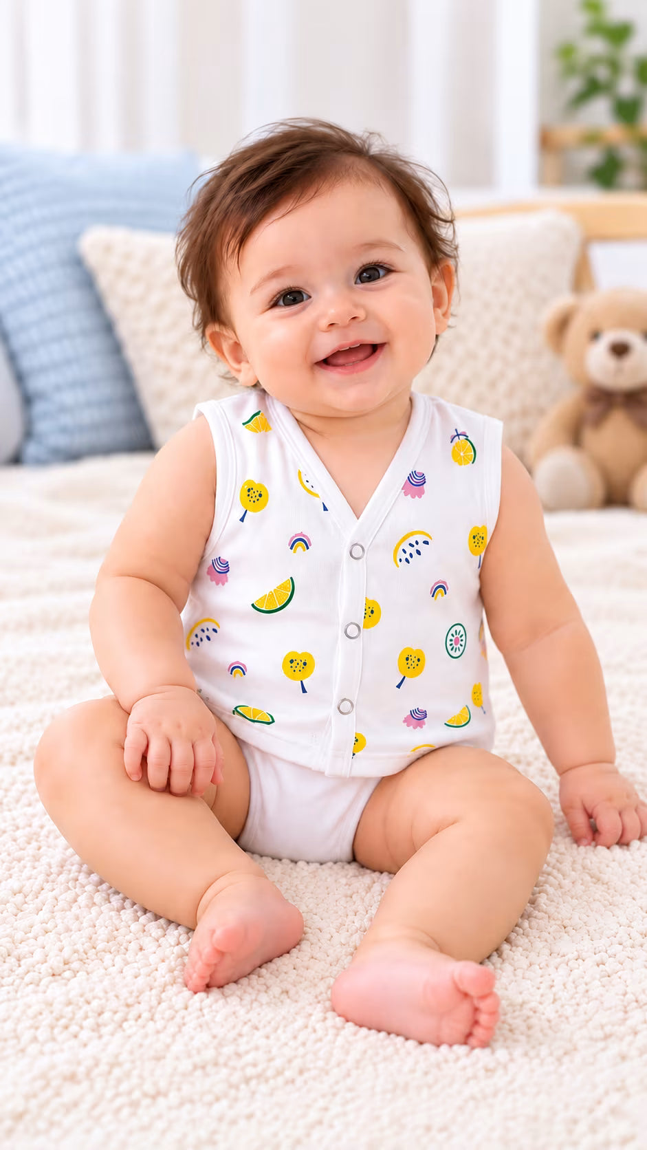 🍊 Newborn Fruity Baby Vest Jabla