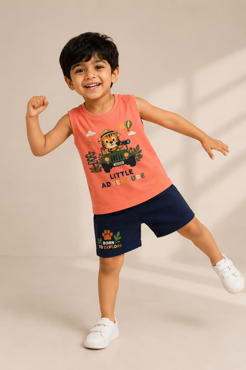 New Little Adventure Safari Co-ord Set