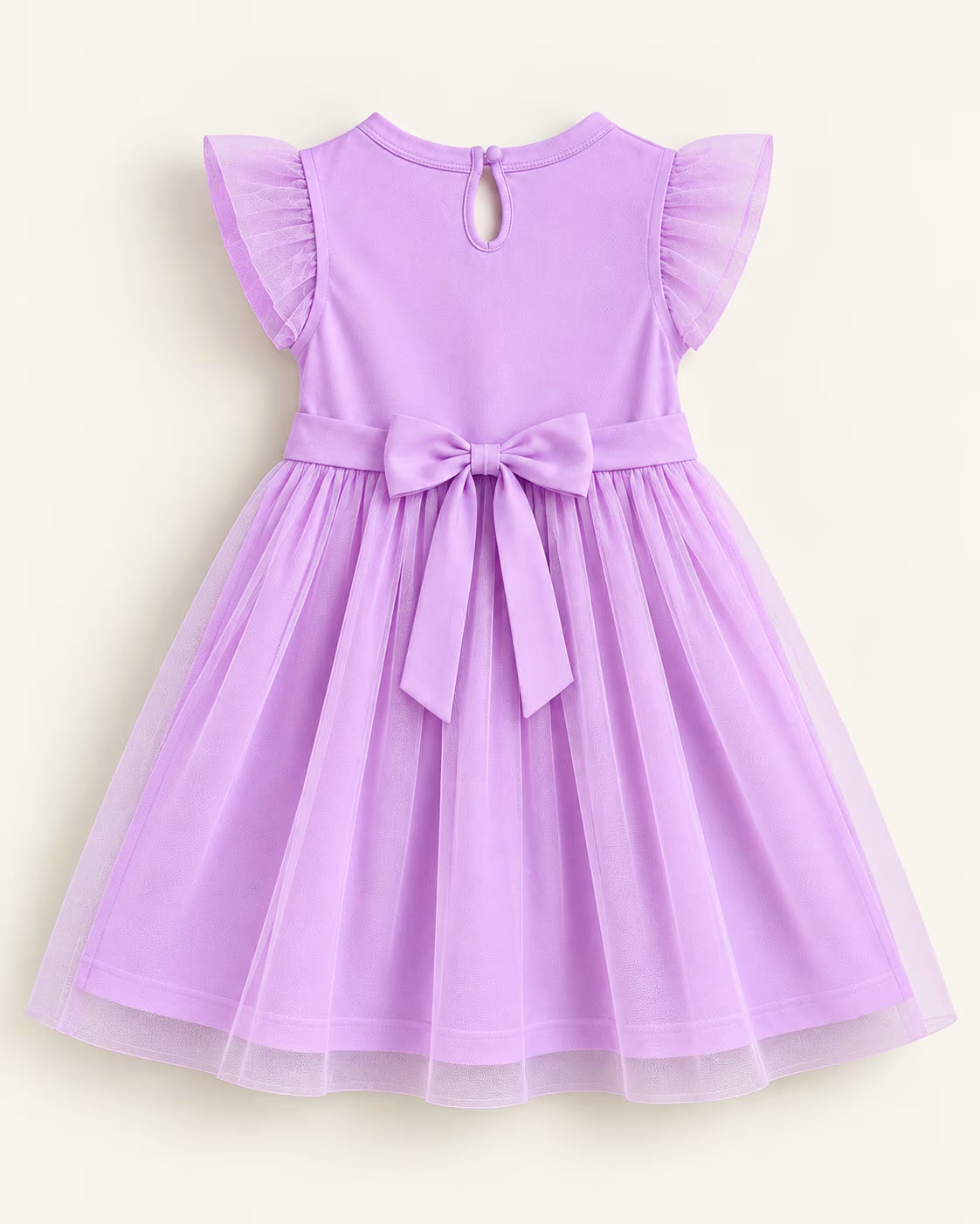 Lavender Princess net Frock 💜