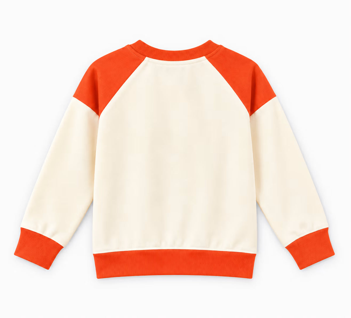 TrendyBae Heart Print Raglan Full Sleeve Kids Sweatshirt 🧡