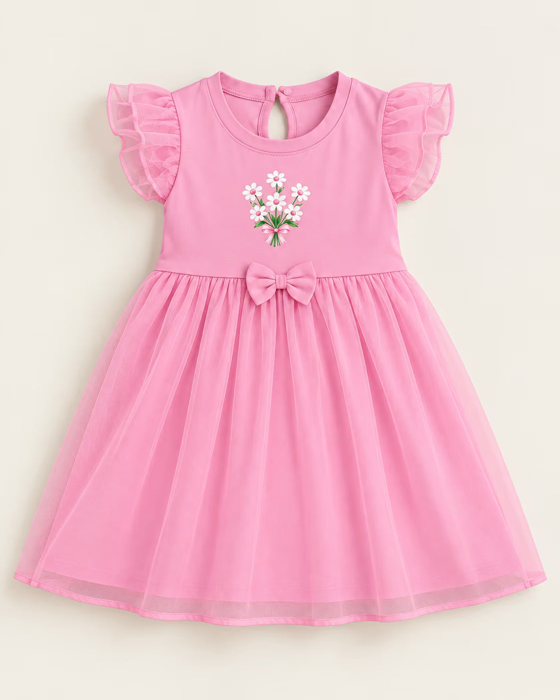 Pink Princess Net Frock🌸💗