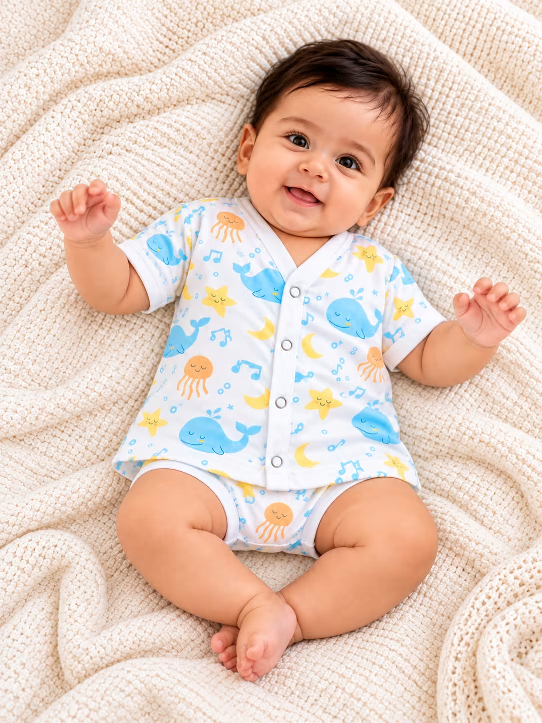 🐳 Ocean Dream Muslin Baby Set