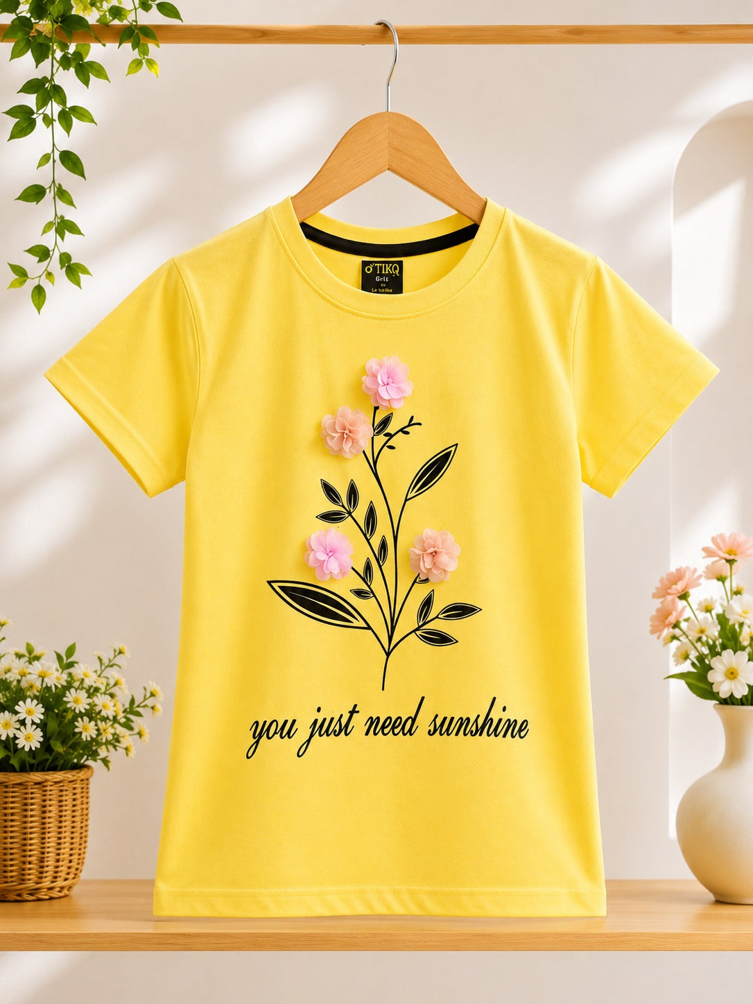 Sunshine Bloom Girls Tee