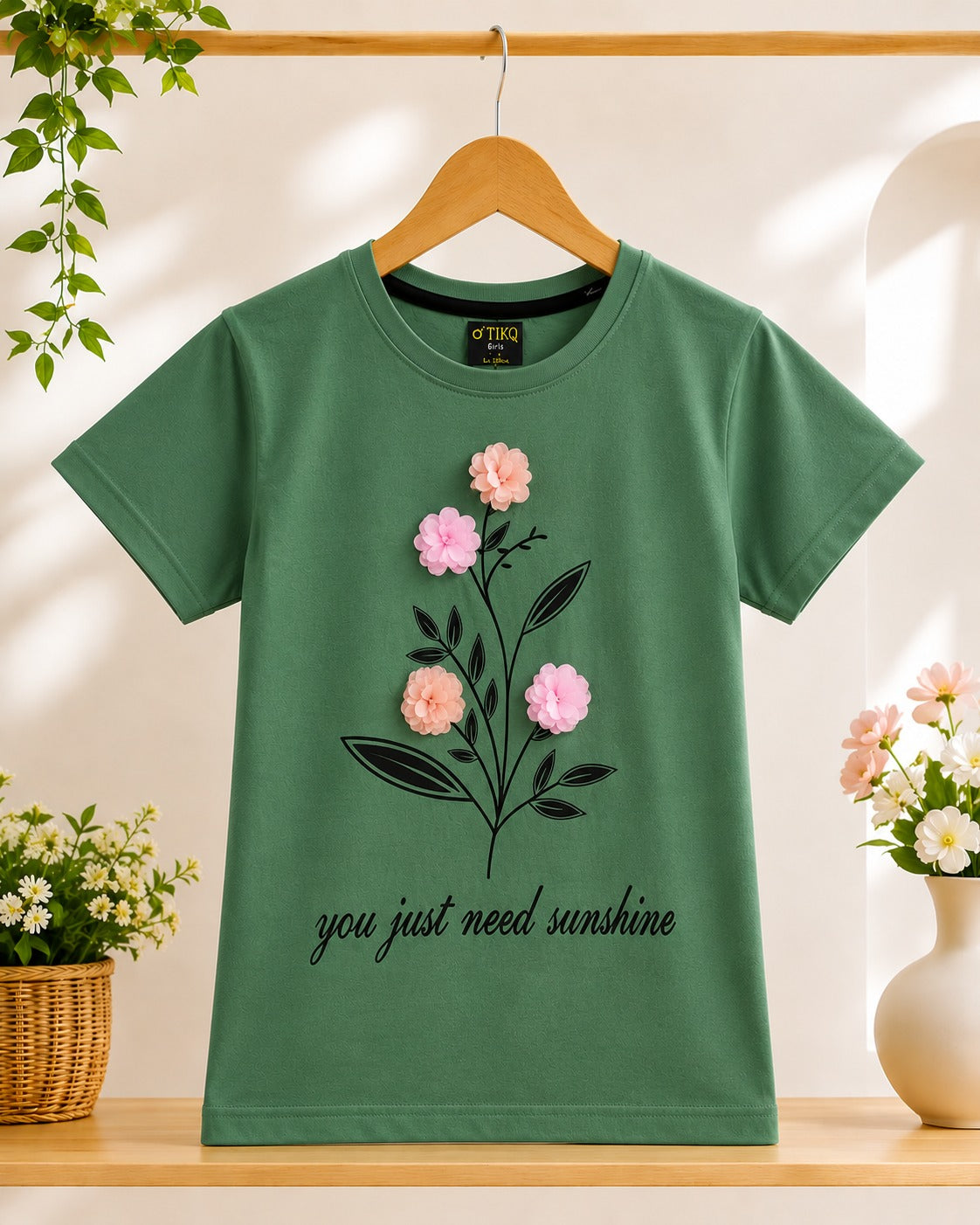 Sunshine Bloom Girls Tee
