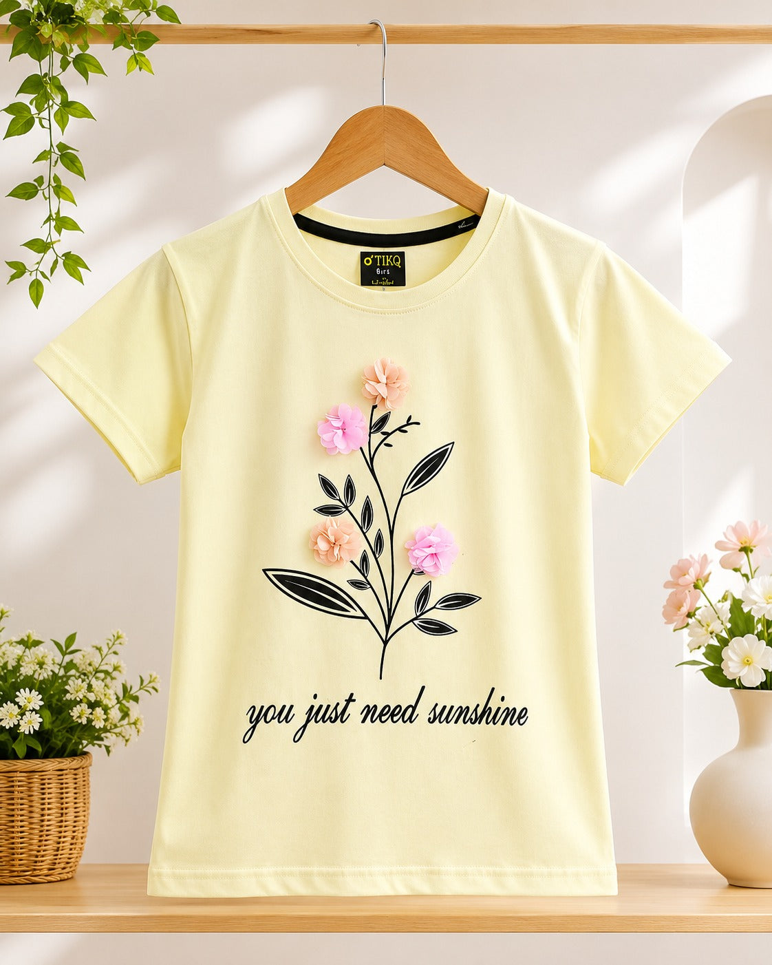 Sunshine Bloom Girls Tee