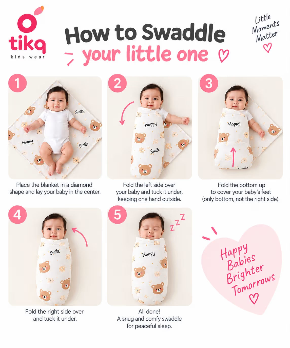 ☀️ Sunny Clouds Baby Swaddle