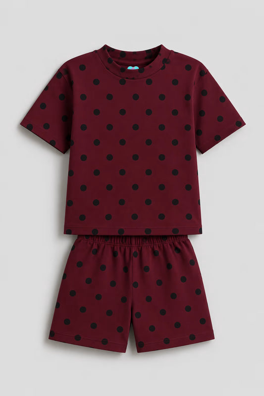 Classic Polka Dots Co-Ord Set ⚫✨