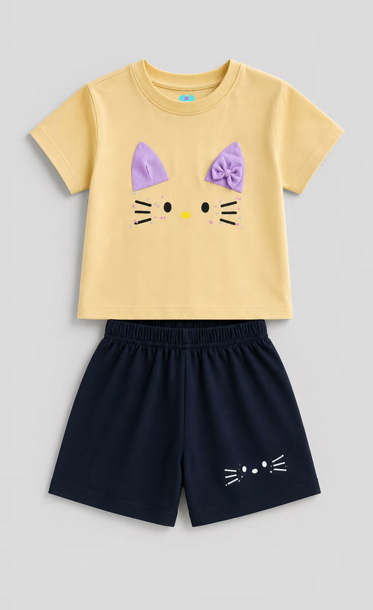 Meow Meow Cutie Co-ord Set