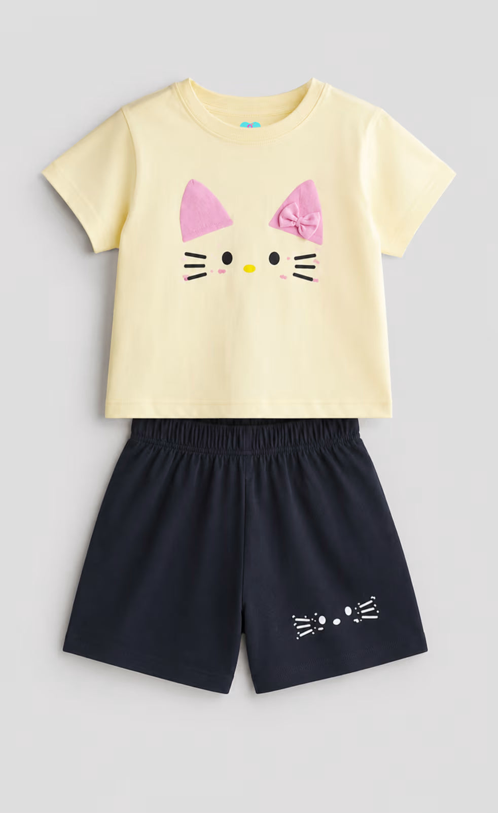 Pink Kitty Whiskers Co-ord Set