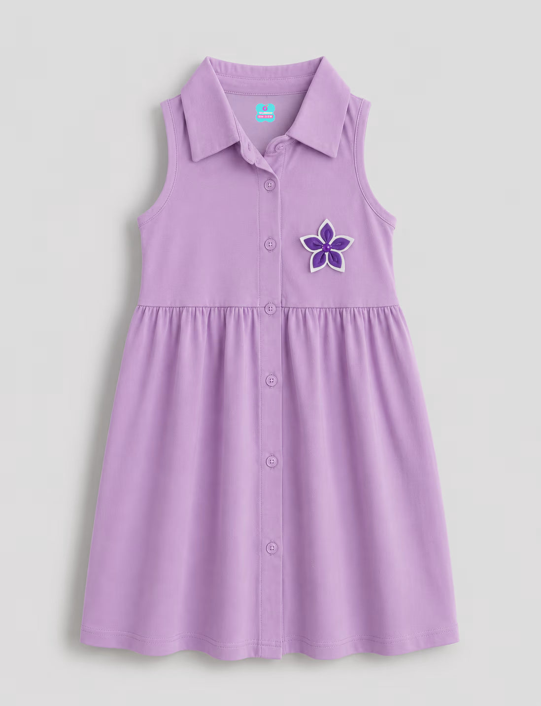 Lavender Blossom Collared Dress 💜