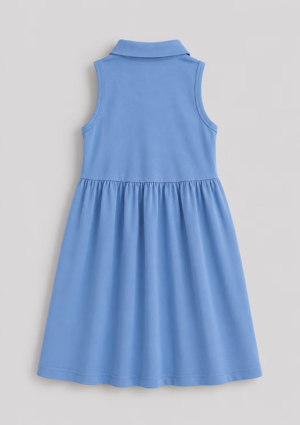 Blue Blossom Collared Dress