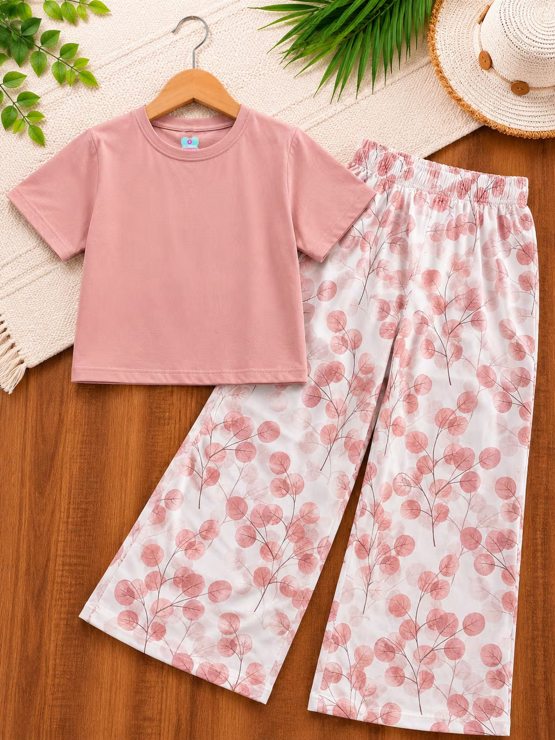 Blush Bloom Crop Co-ord Set