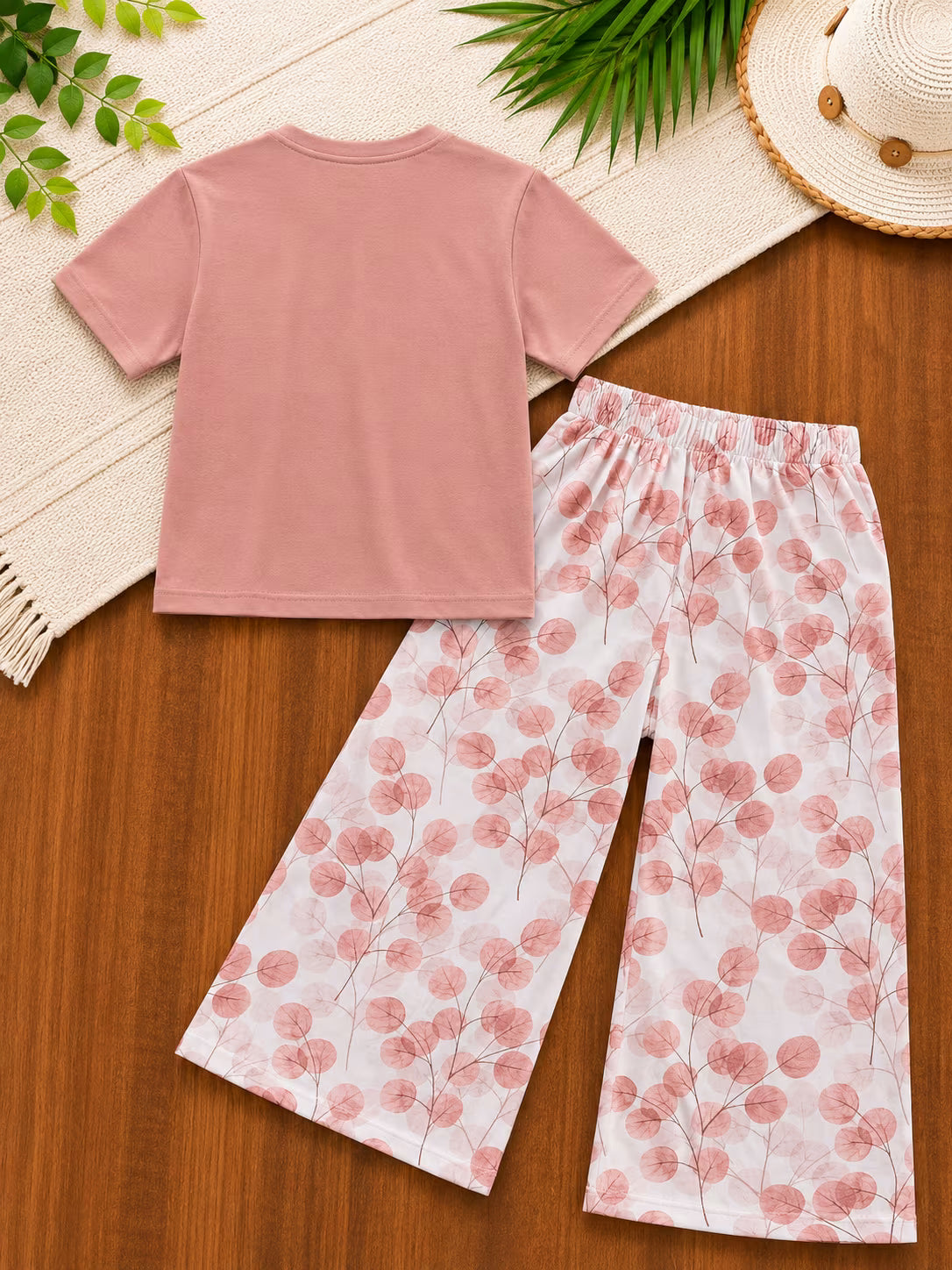 Blush Bloom Crop Co-ord Set