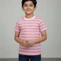 Pink Breeze Striped Tee