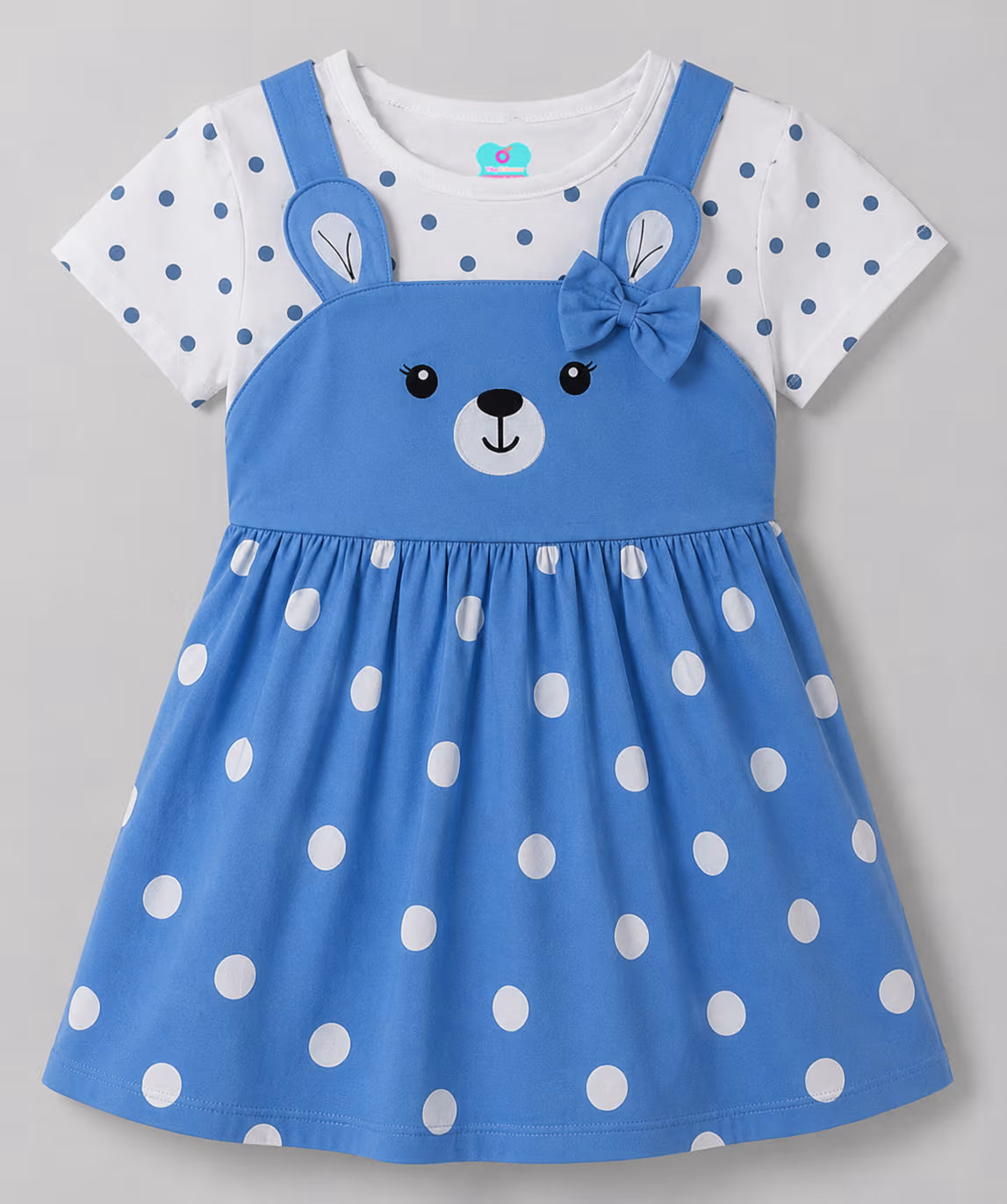 Bunny Smile Cotton Dress