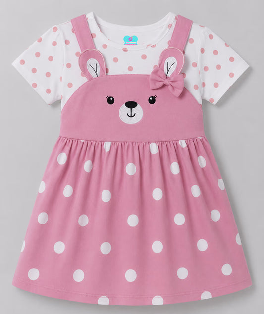 Rosy Bunny Twirl Dress
