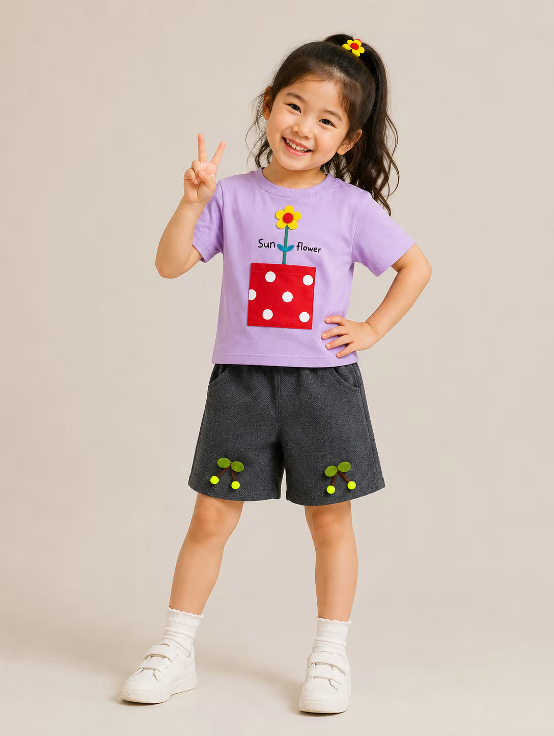 Floral Patch Girls Co-ord Set