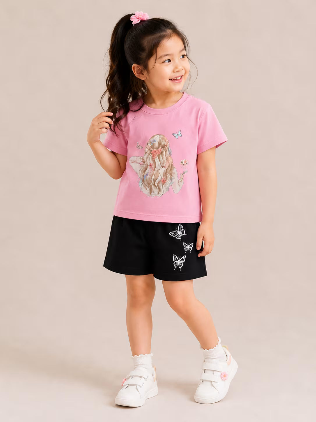 Blush Flutter Girls Set