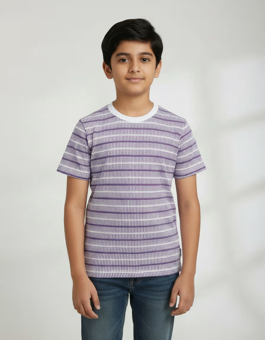 Lilac Lines Tee