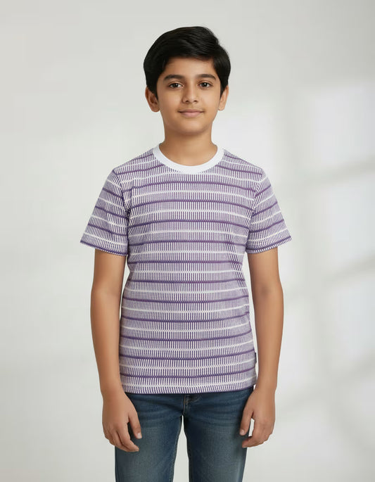 Lilac Lines Tee