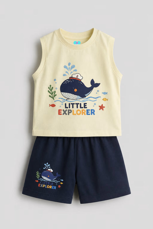 Little Explorer Whale Co-ord Set