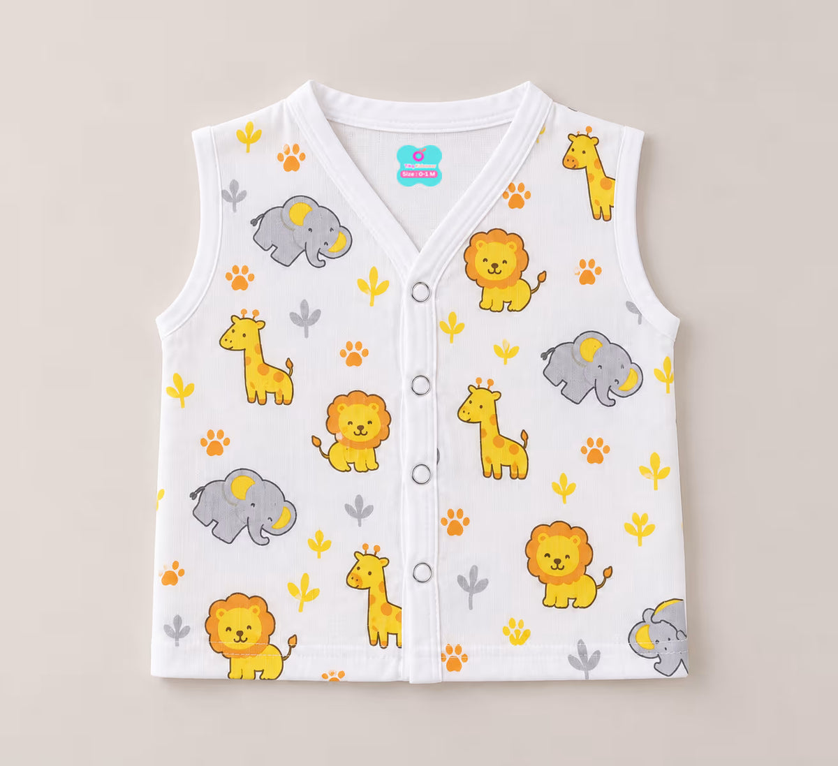 👶 Printed Muslin Jabla Variety Combo – Pack of 5