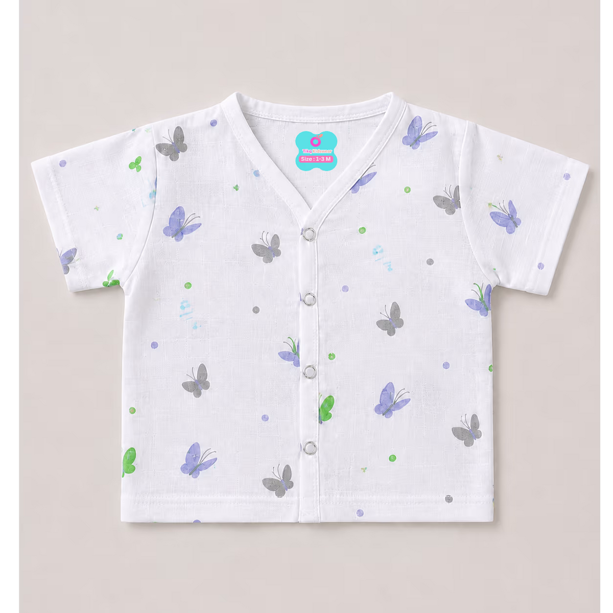 🦋 Newborn Butterfly Print Baby Jabla