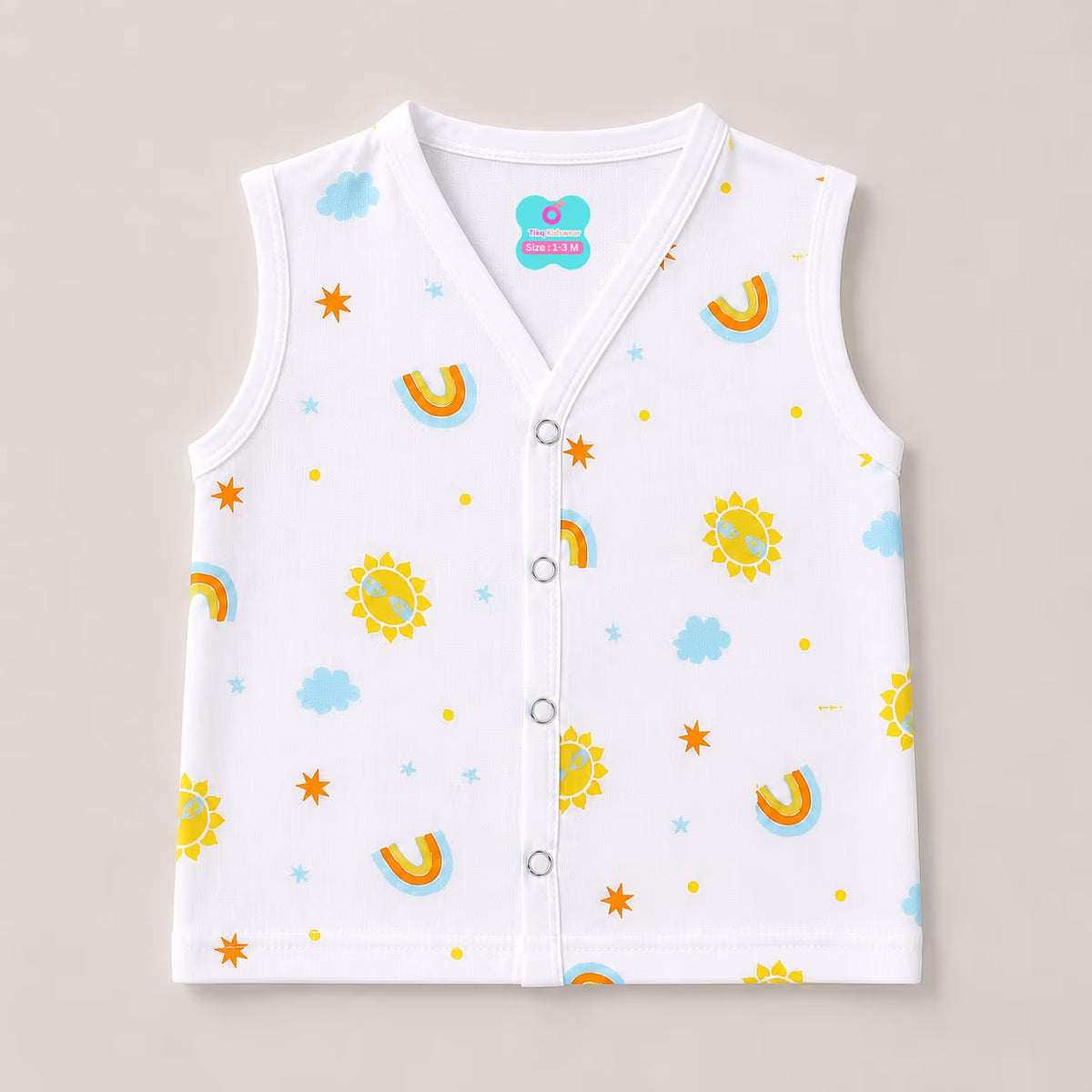🌈 Newborn Sunshine Rainbow Baby Vest Jabla