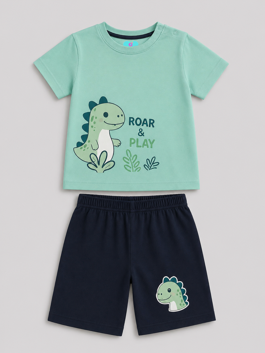 Dino Roar & Play T-Shirt & Shorts Co-ord Set