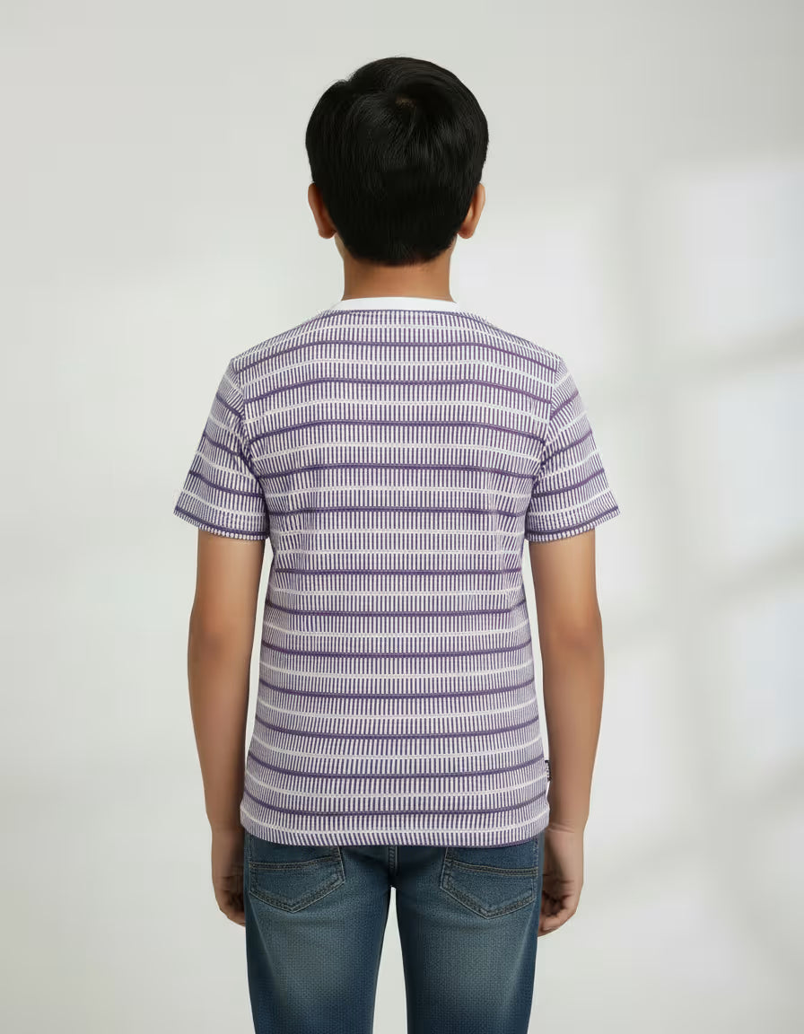 Lilac Lines Tee