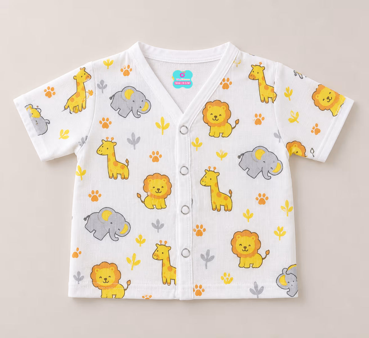 👶 Newborn Muslin Jabla with Nappy Set