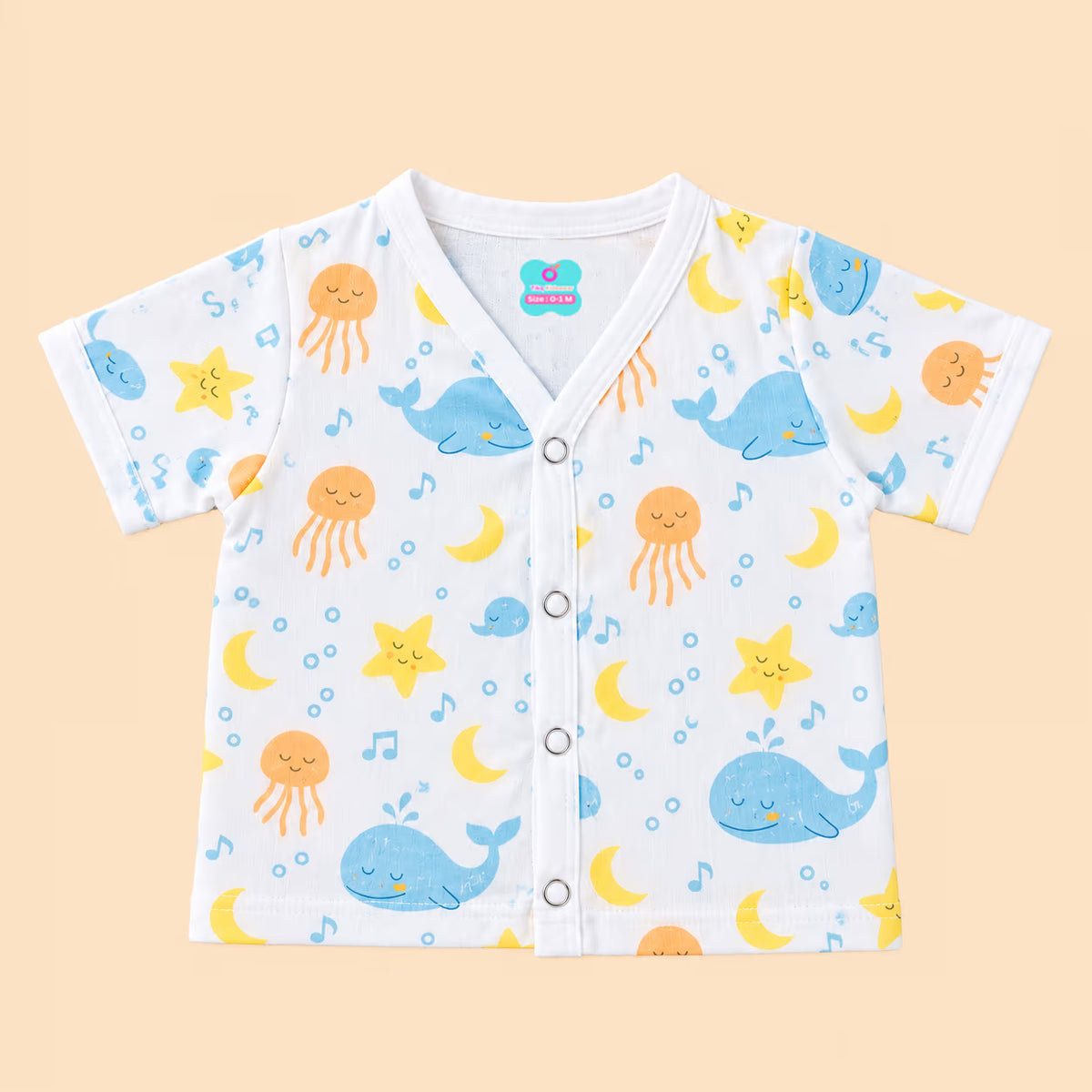 🐳🌙 Ocean Dreams Whale & Jellyfish Baby Jabla