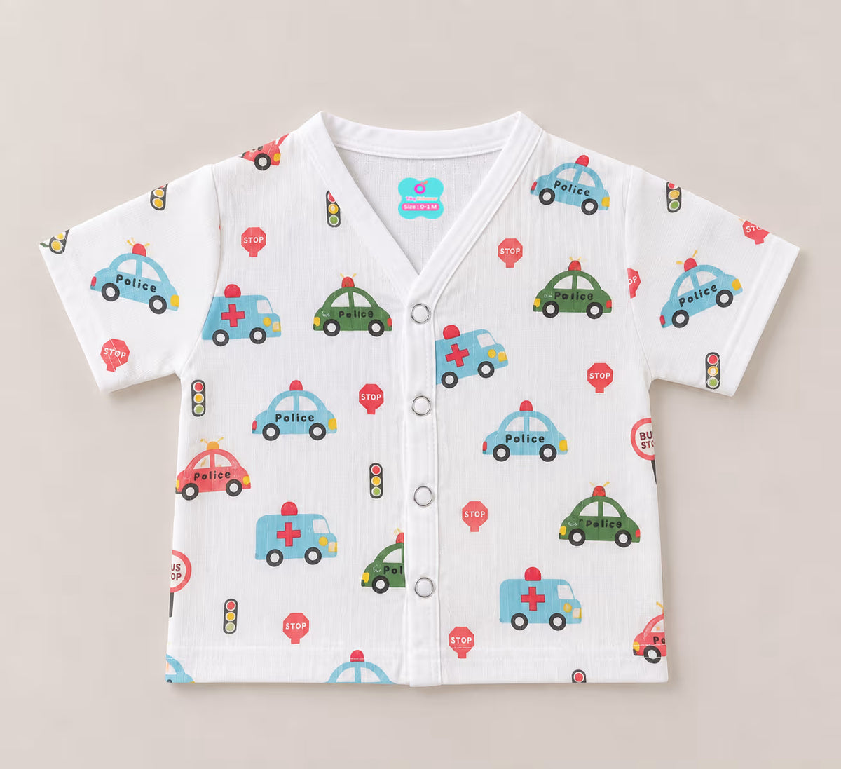 🚑🚦 Little Traffic Heroes Printed Baby Jabla