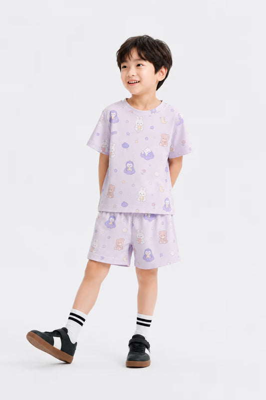 Moonlight Bunny Friends Co-ord Set