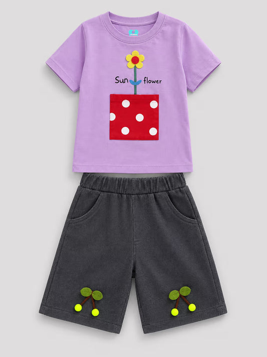 Floral Patch Girls Co-ord Set