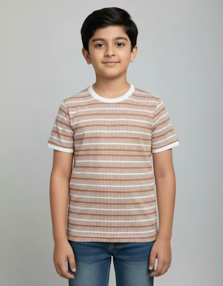 Caramel Stripes Tee