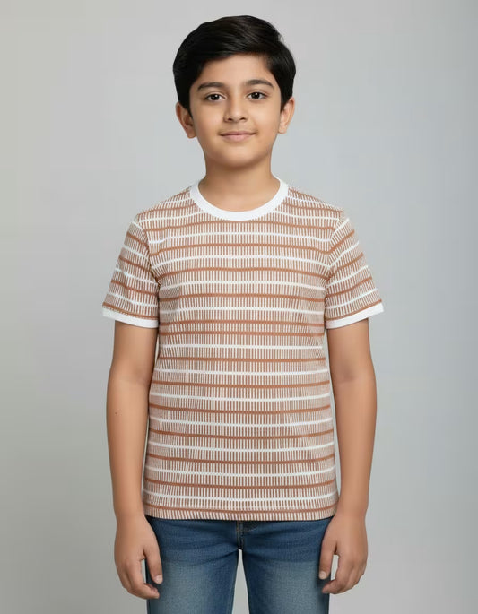 Caramel Stripes Tee